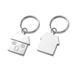 Llavero metálico casa personalizado para empresas