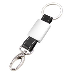 Llavero metal y ecocuero personalizado para empresas