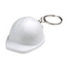 Llavero casco destapador blanco personalizado