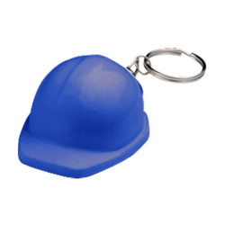 Llavero casco destapador azul personalizado