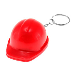 Llavero casco destapador rojo personalizado