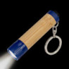 Llavero linterna de bambú azul encendido