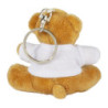 Llavero osito de peluche para sublimación vista posterior