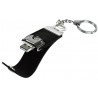 Llavero-Pendrive 4GB Simil Cuero con Logo | TodoLlaveros